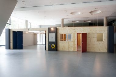Assemble, Teilwohnung, 2015, 1:1-Modell. Foto: Jens Liebchen / Haus der Kulturen der Welt